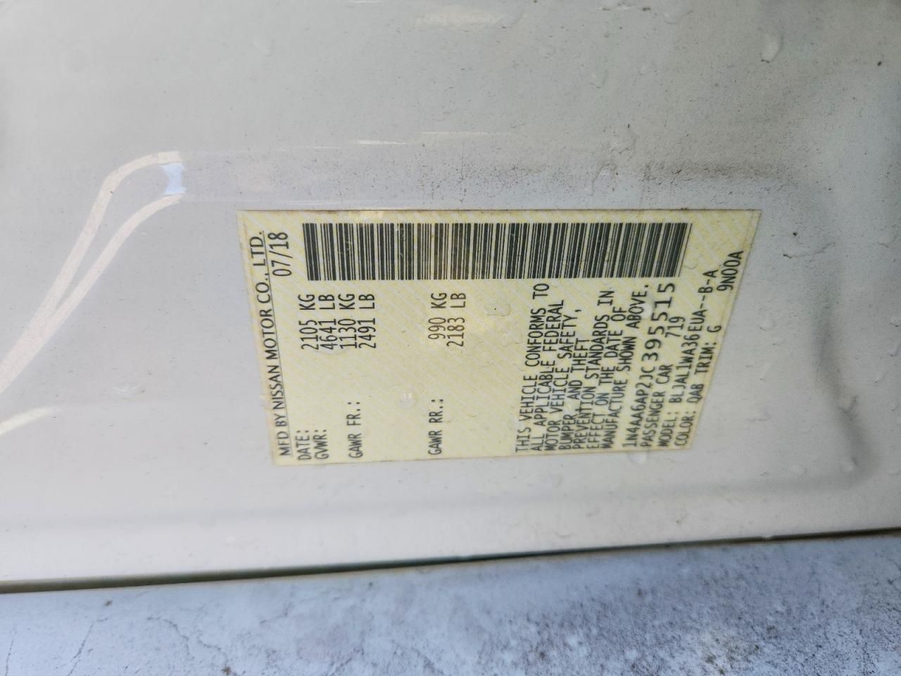 2018 Nissan Maxima 3.5s