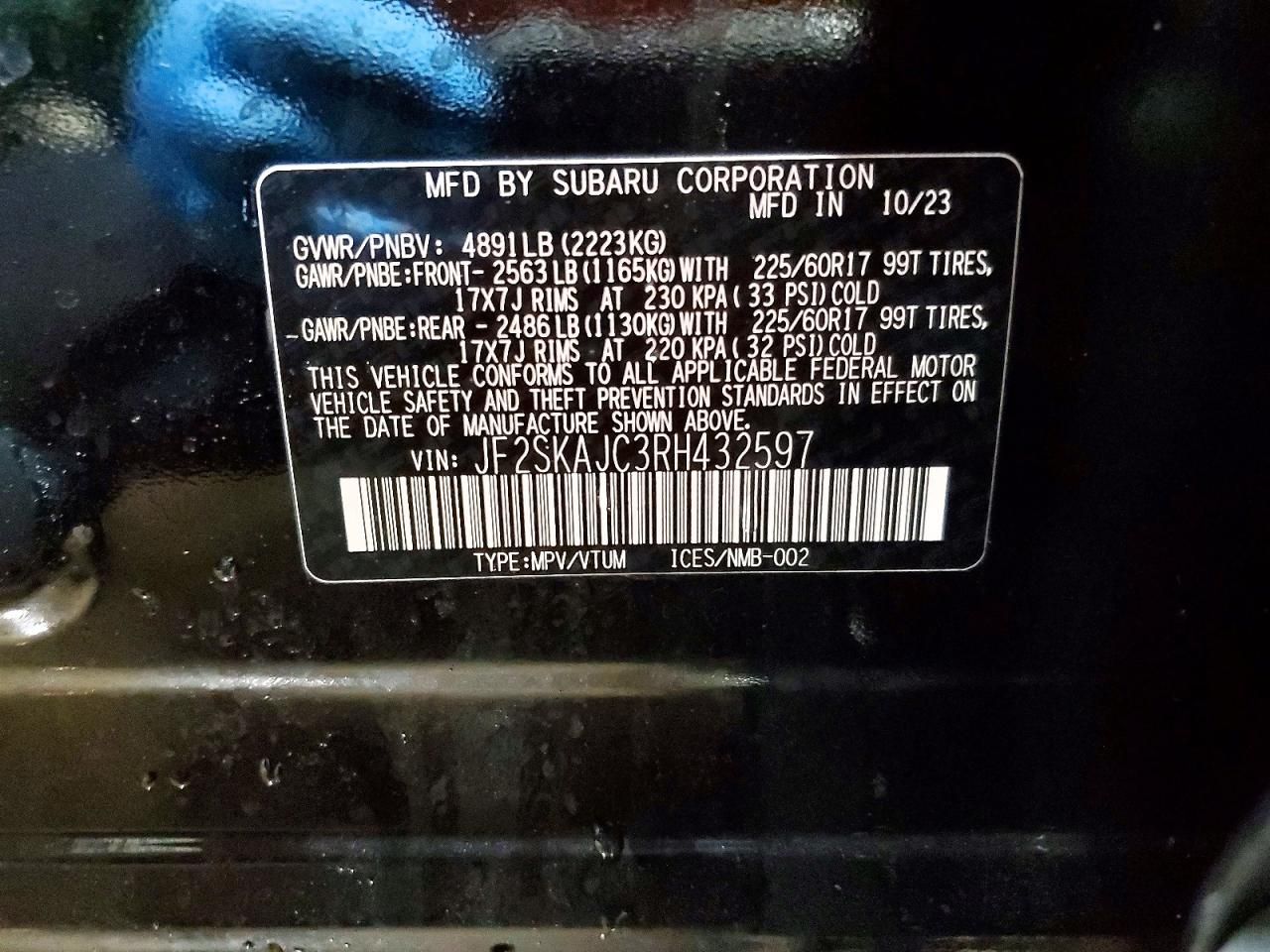 2024 Subaru Forester Wilderness