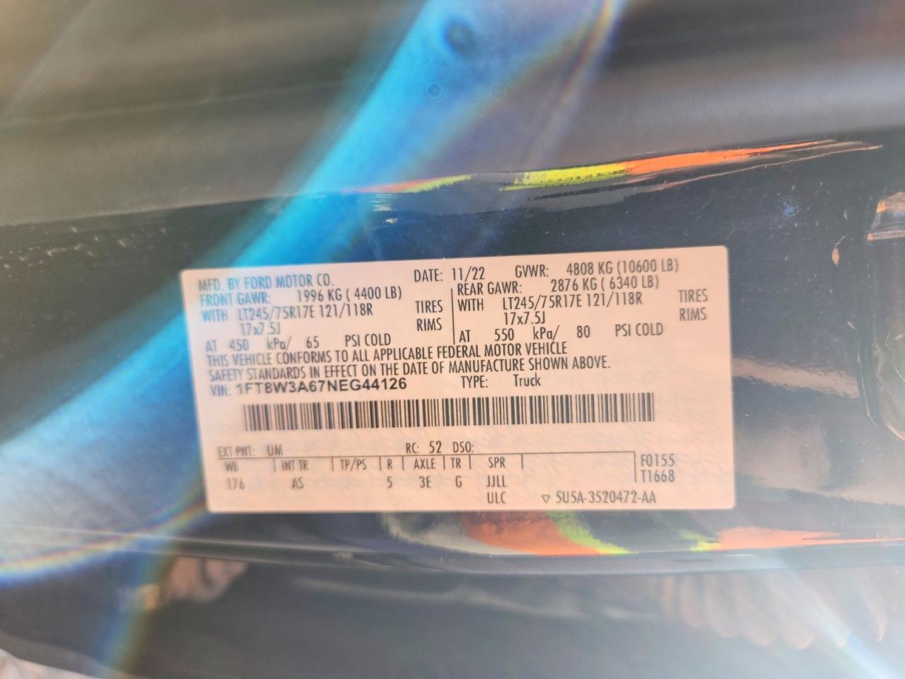 2022 Ford F350 Super Duty