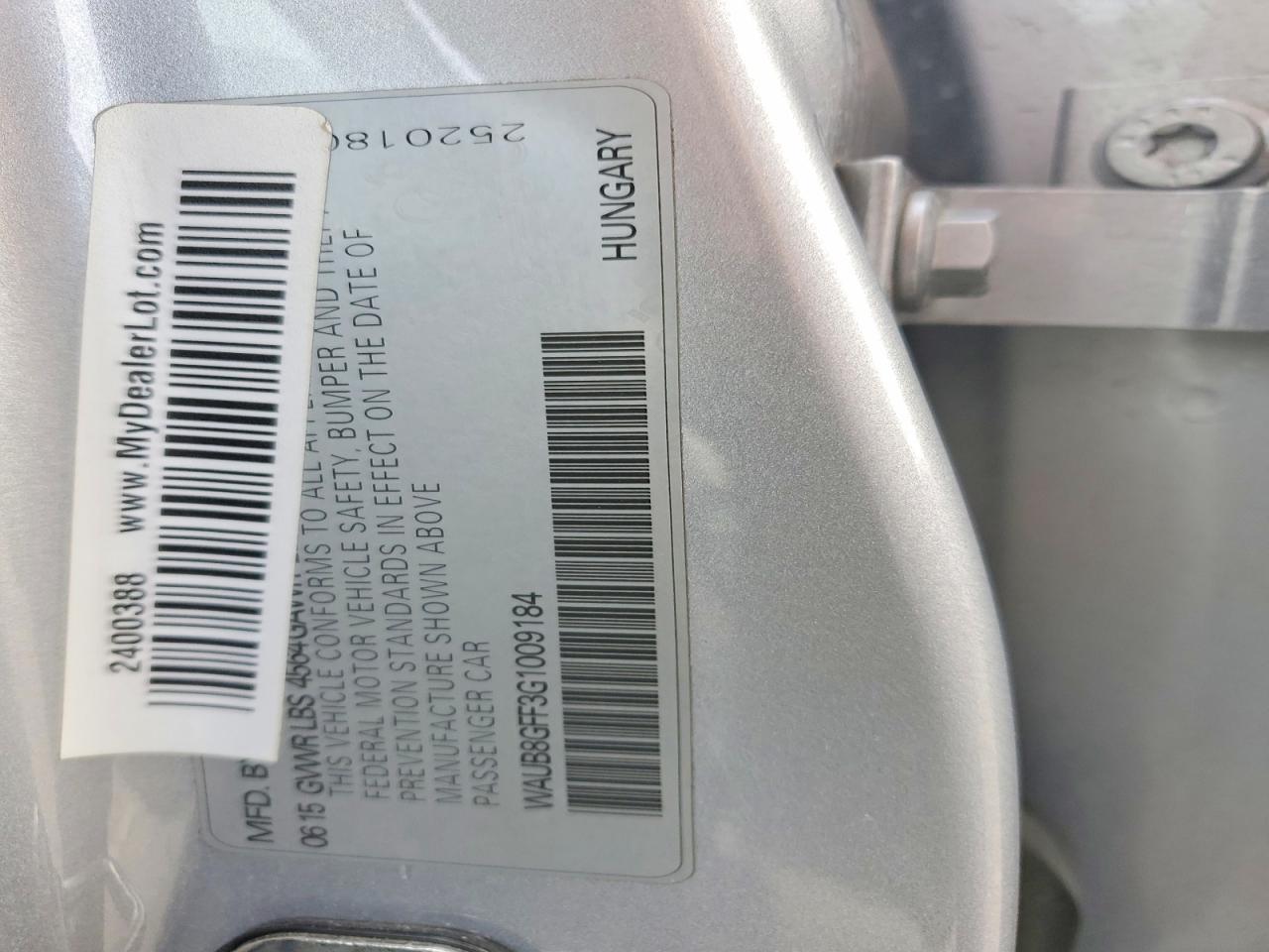 2016 Audi A3 Premium