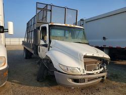 Salvage trucks for sale at Bakersfield, CA auction: 2020 International MV607 Flatbed Truck