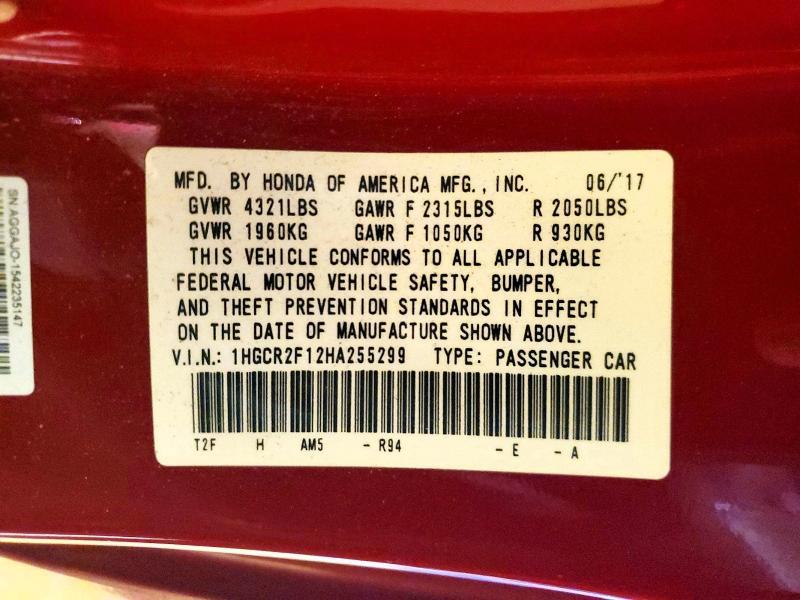 2017 Honda Accord Sport Special Edition