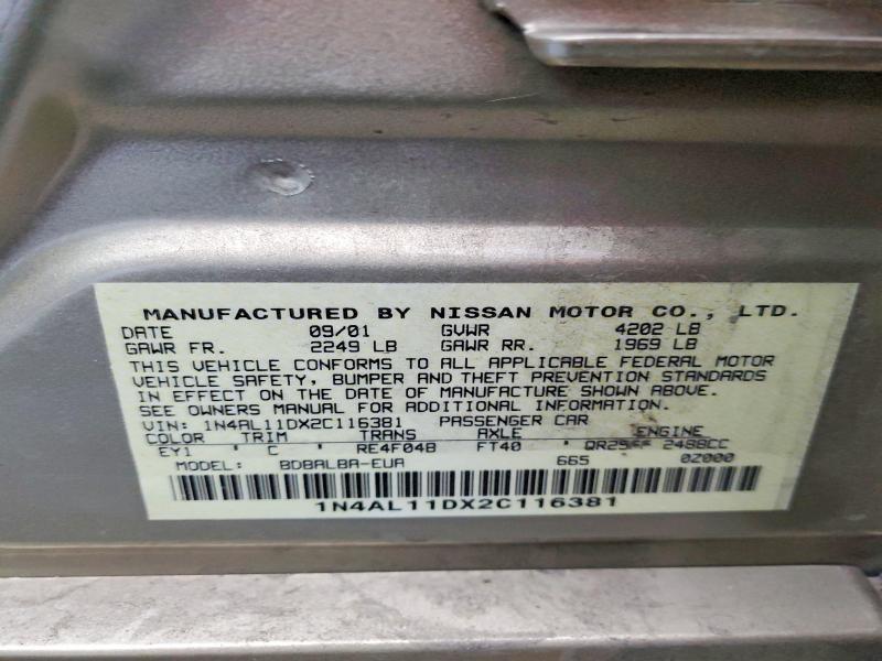 2002 Nissan Altima 2.5