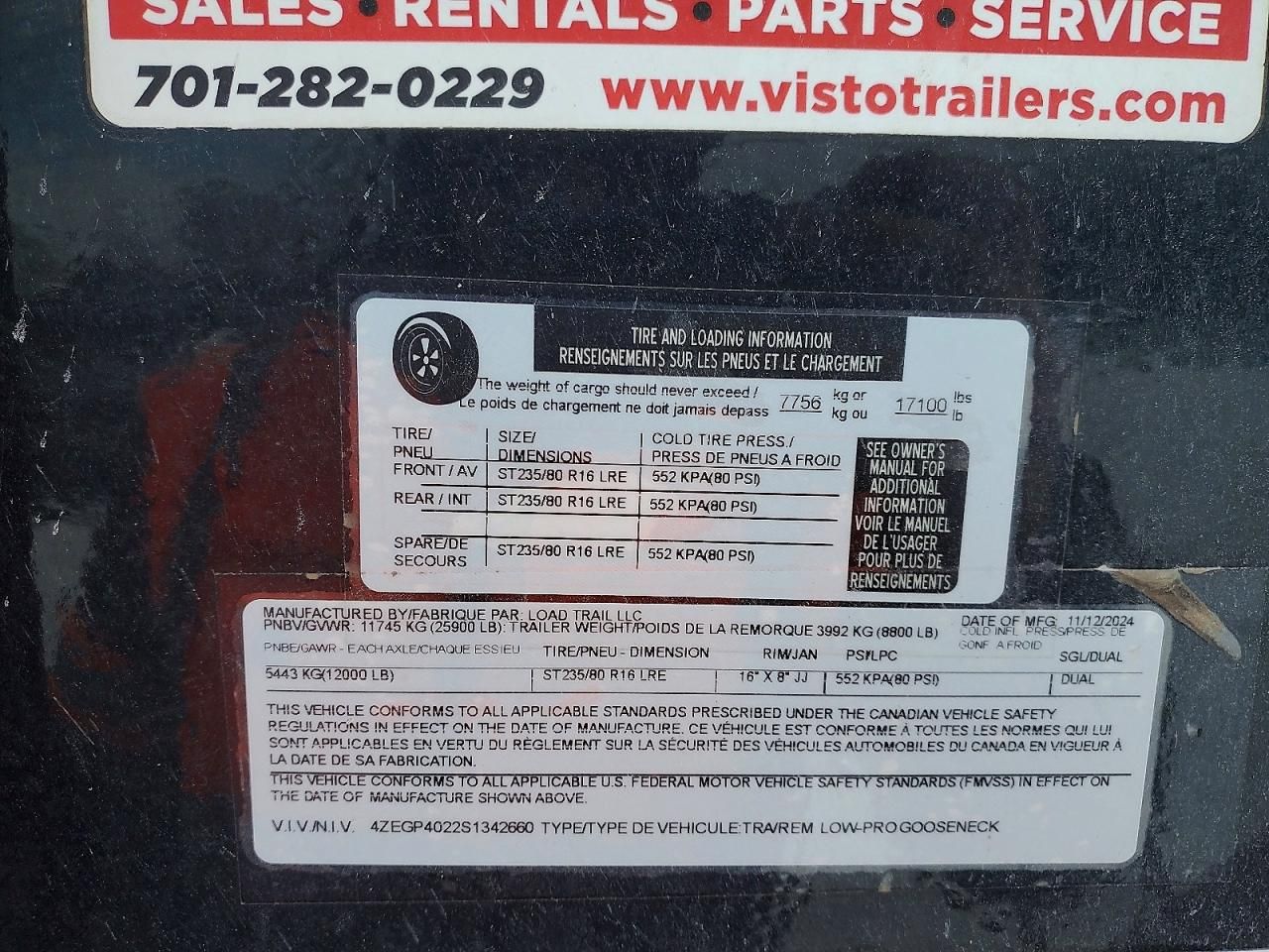 2025 Load Trail16' 16' Utilit