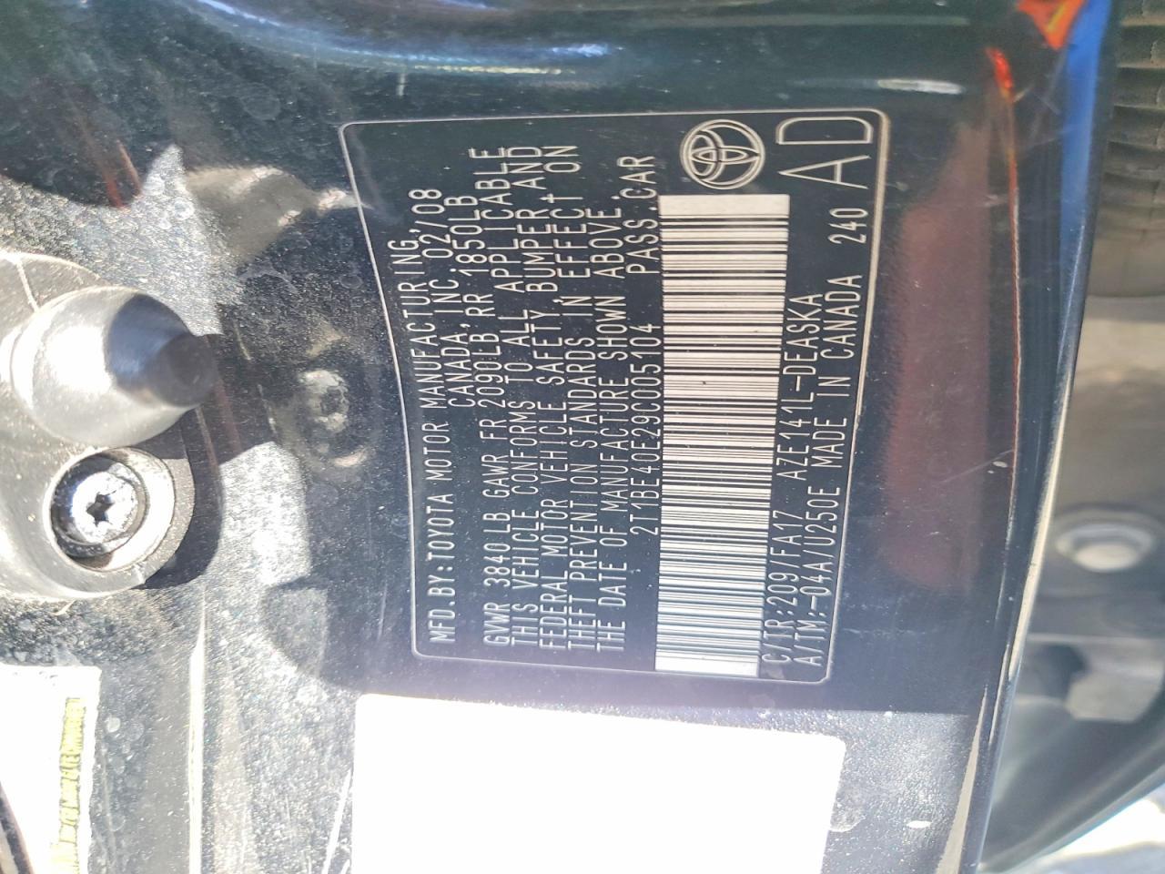 2009 Toyota Corolla xrs
