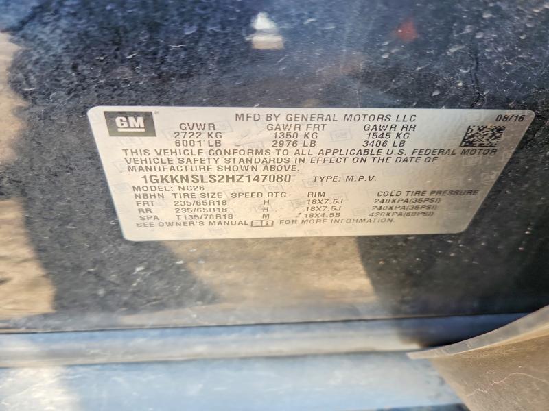 2017 GMC Acadia sle
