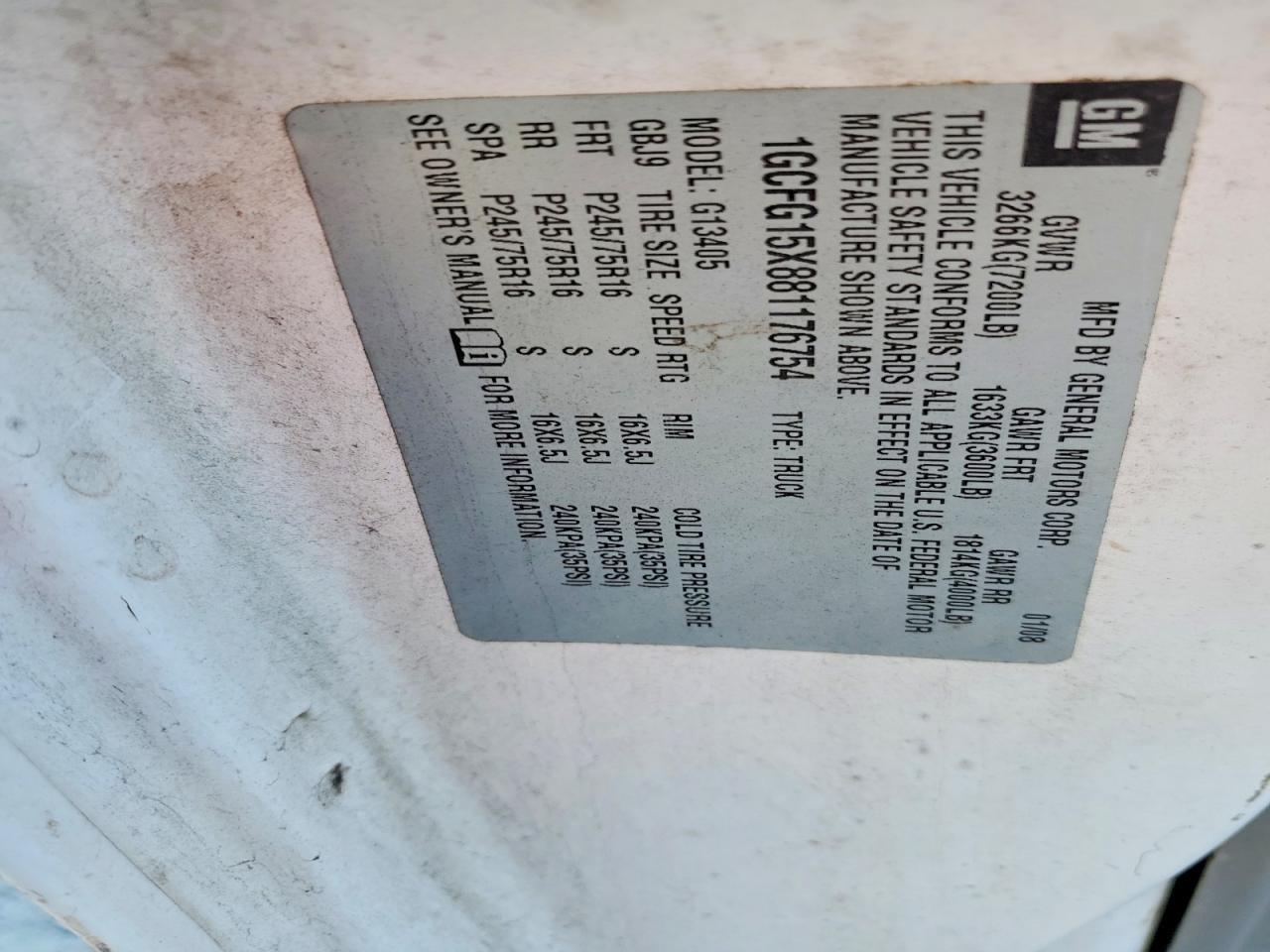 2008 Chevrolet Express G1500 Delivery Van
