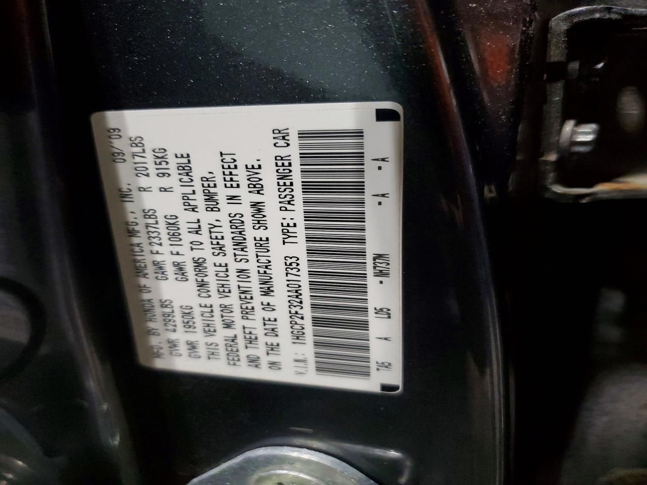 2010 Honda Accord lx