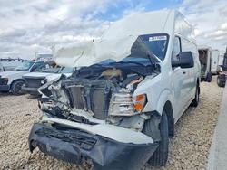Salvage trucks for sale at Taylor, TX auction: 2020 Niss AN NV 2500 Delivery Van