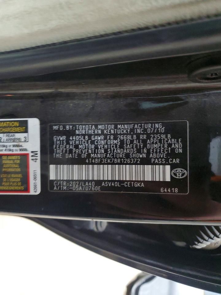 2011 Toyota Camry Base