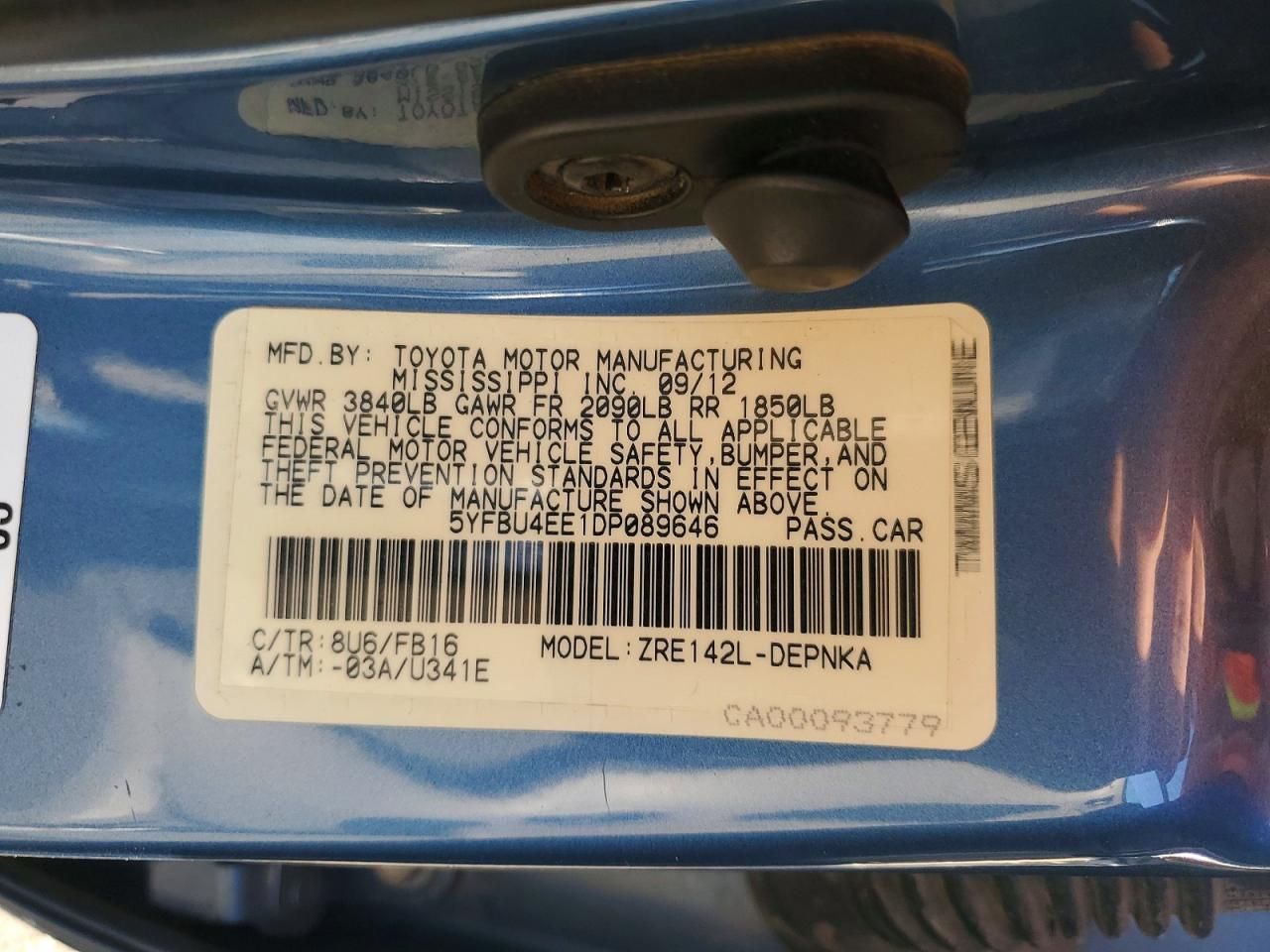 2013 Toyota Corolla Base