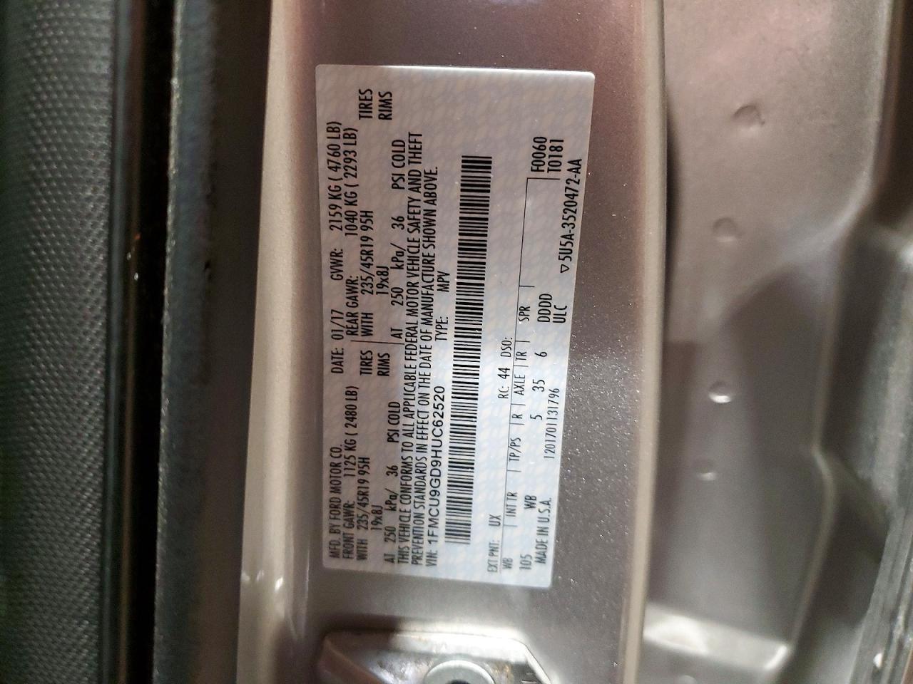 2017 Ford Escape se