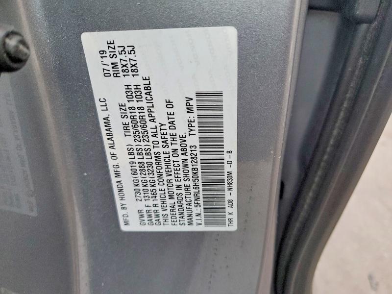 2019 Honda Odyssey ex