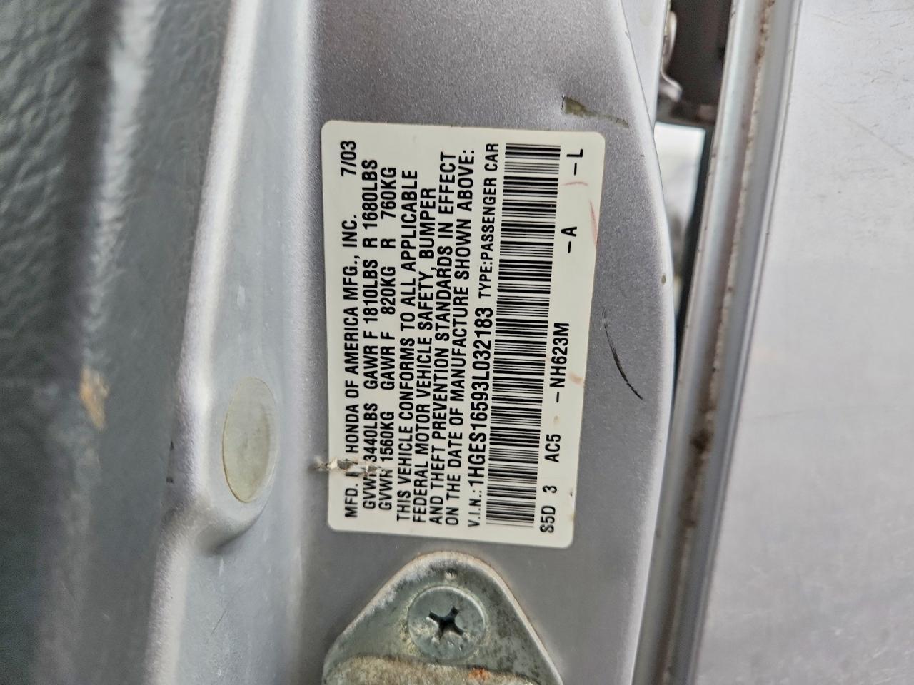 2003 Honda Civic lx