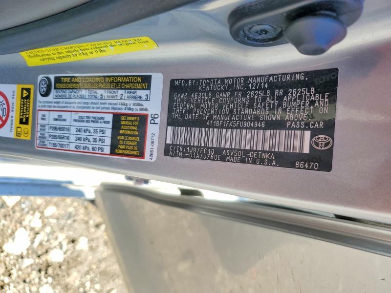 2015 Toyota Camry le