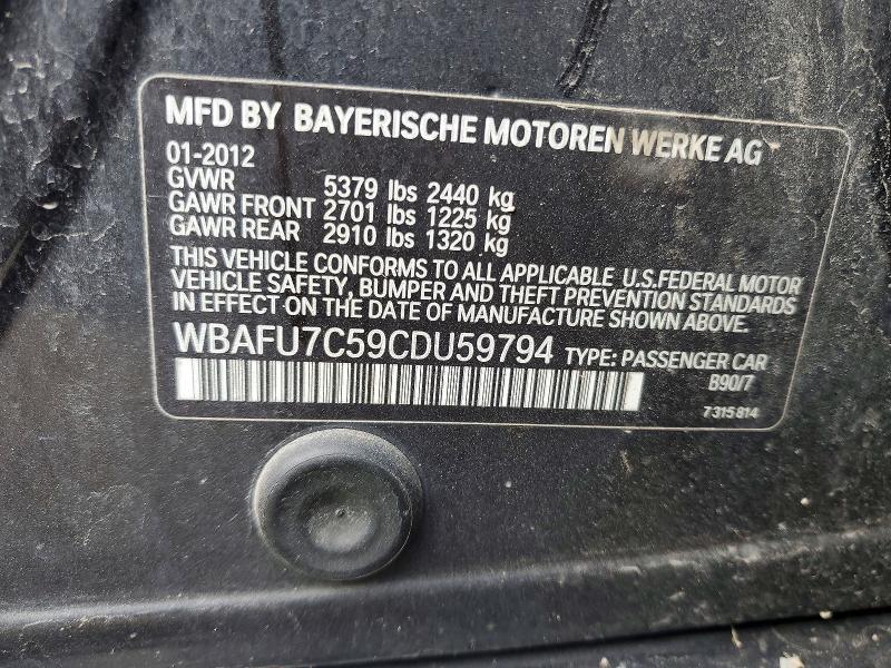 2012 BMW 535 xi