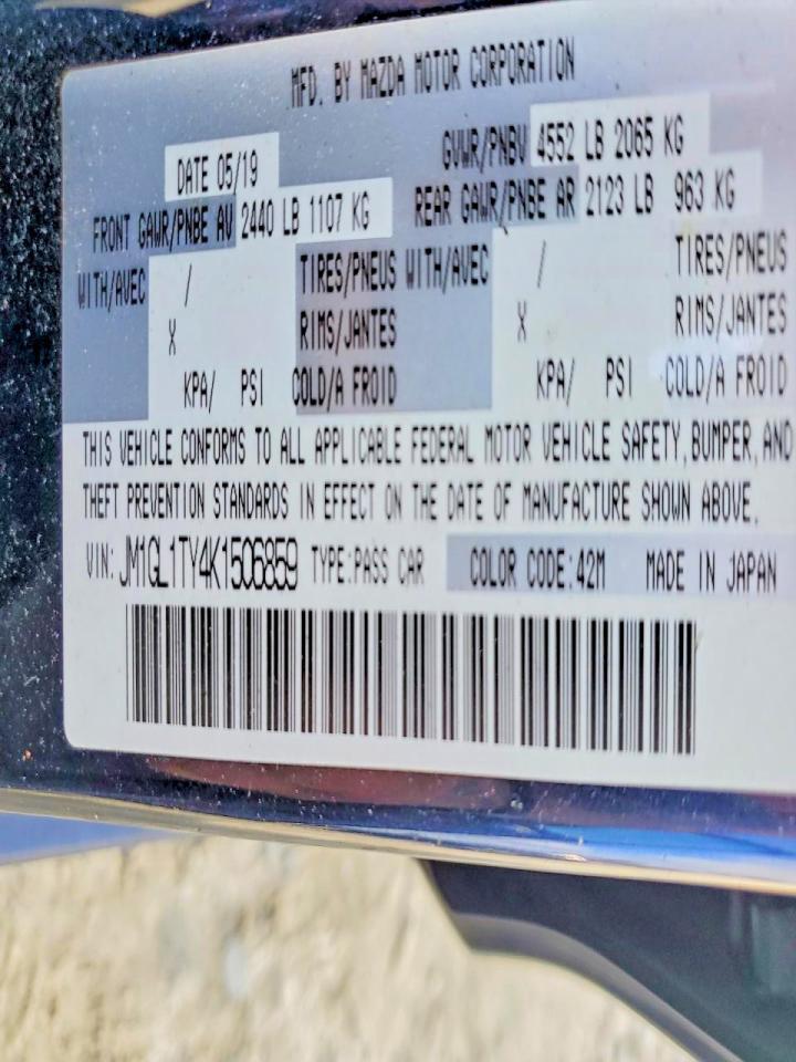 2019 Mazda 6 Grand Touring