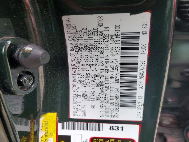 2009 Toyota Tacoma Prerunner V6