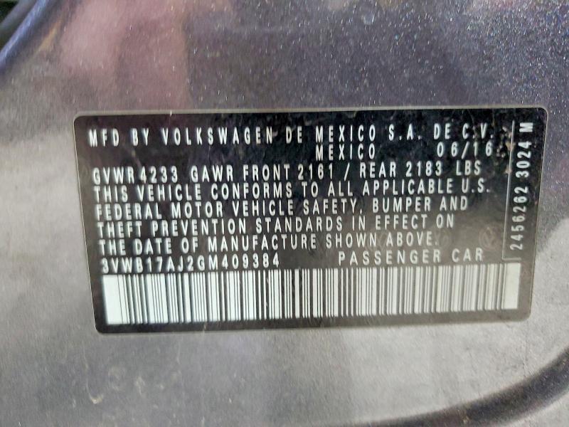 2016 Volkswagen Jetta Sport