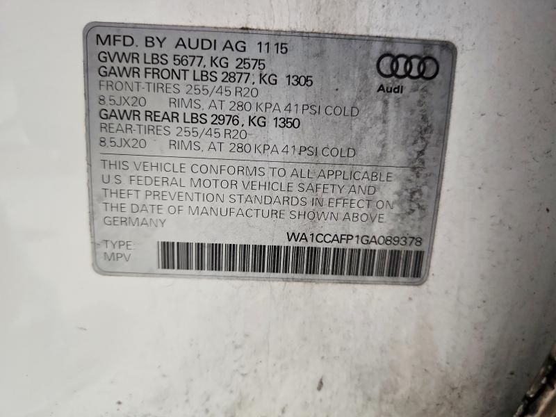 2016 Audi SQ5 Premium Plus