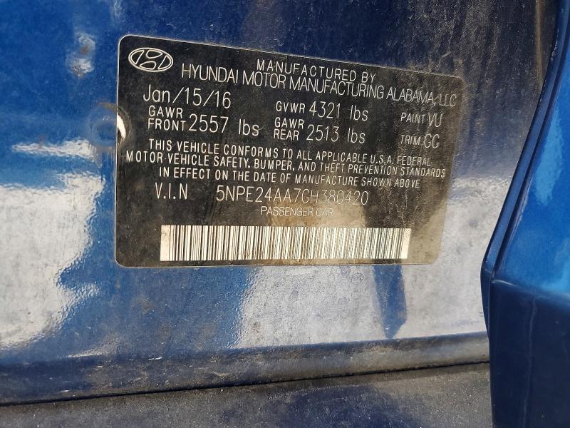 2016 Hyundai Sonata eco
