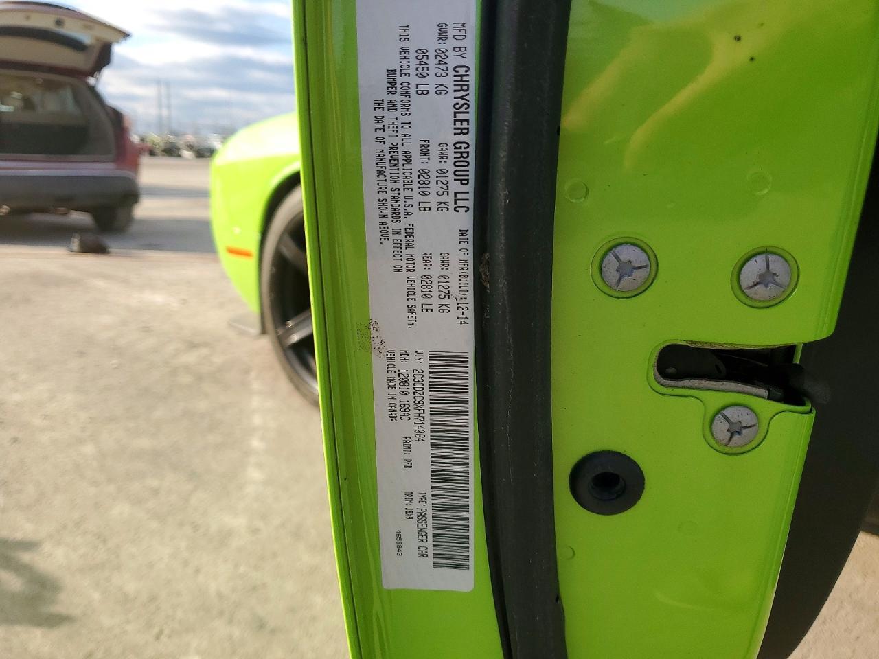 2015 Dodge Challenger srt Hellcat