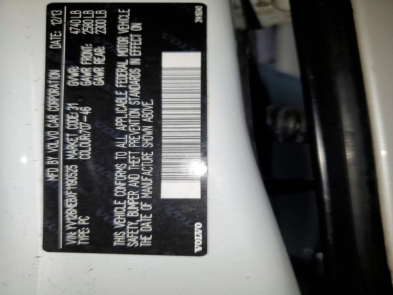 2015 Volvo V60 Premier