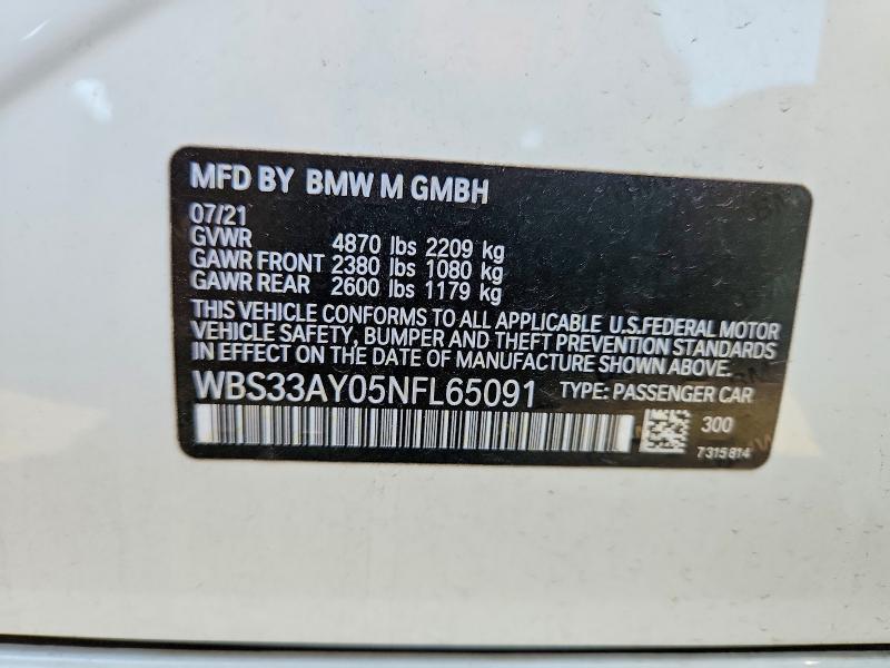 2022 BMW M3 Competition