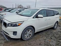 Salvage cars for sale from Copart Dyer, IN: 2015 KIA Sedona lx