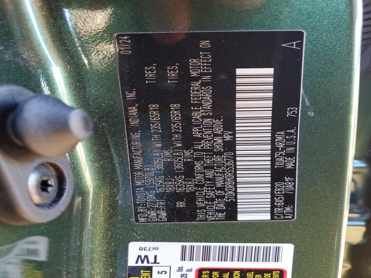 2024 Toyota Highlander le