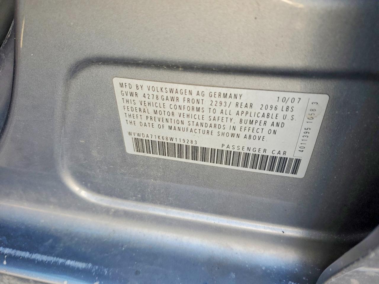 2008 Volkswagen Rabbit