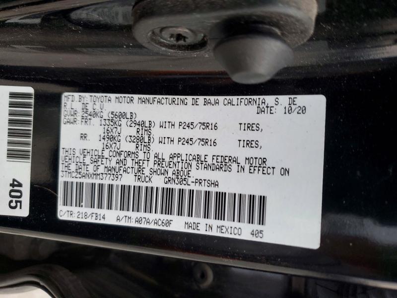 2021 Toyota Tacoma SR V6