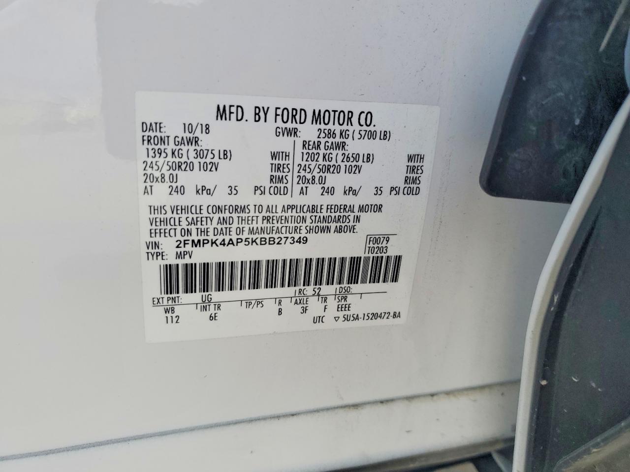 2019 Ford Edge st