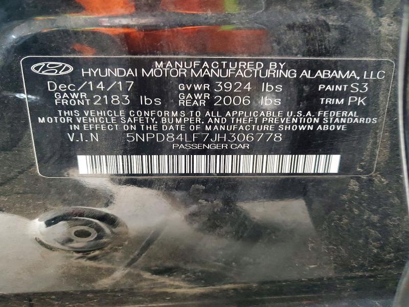 2018 Hyundai Elantra sel