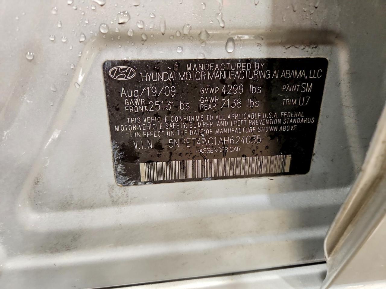 2010 Hyundai Sonata gls