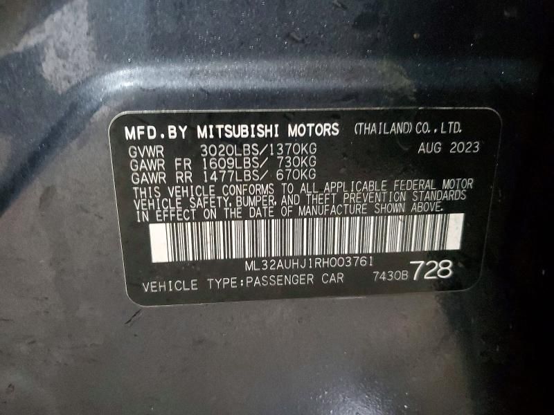 2024 Mitsubishi Mirage es