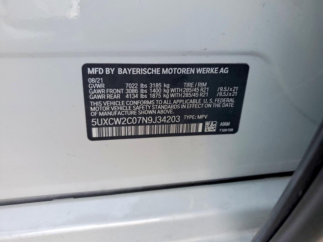 2022 BMW X7 Xdrive40i