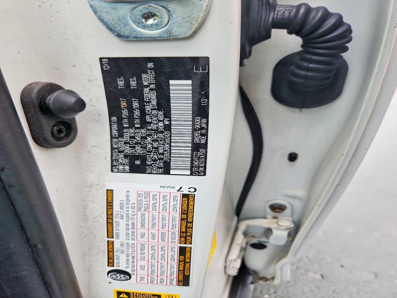 2019 Toyota 4runner Sr5/sr5 Premium