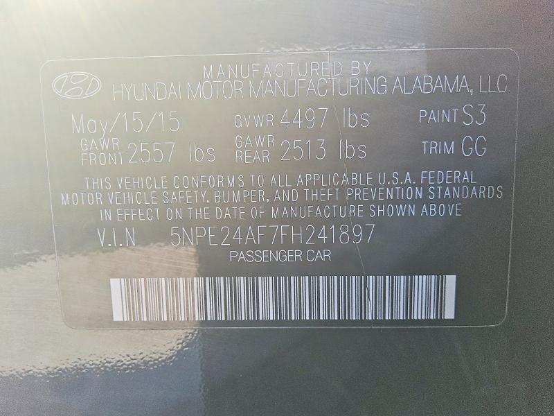 2015 Hyundai Sonata se