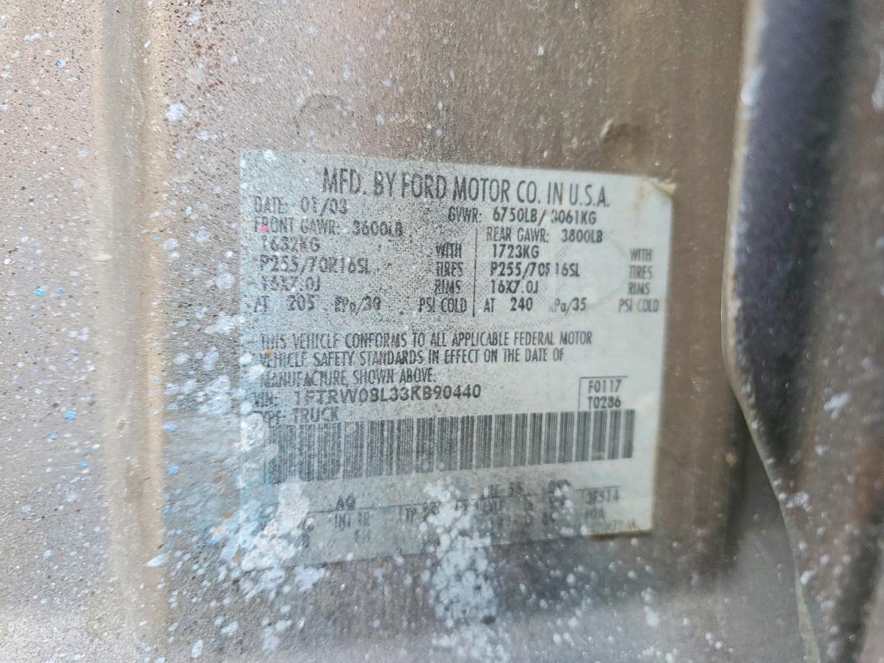 2003 Ford F150 Supercrew