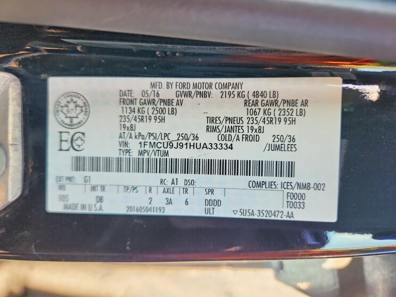 2017 Ford Escape Titanium