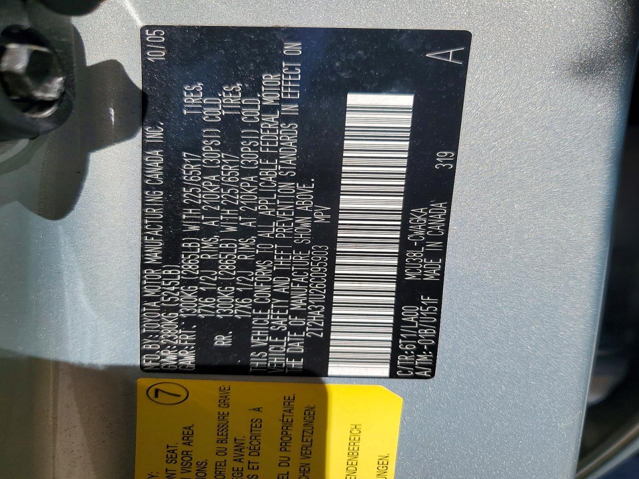 2006 Lexus Rx 330 Base