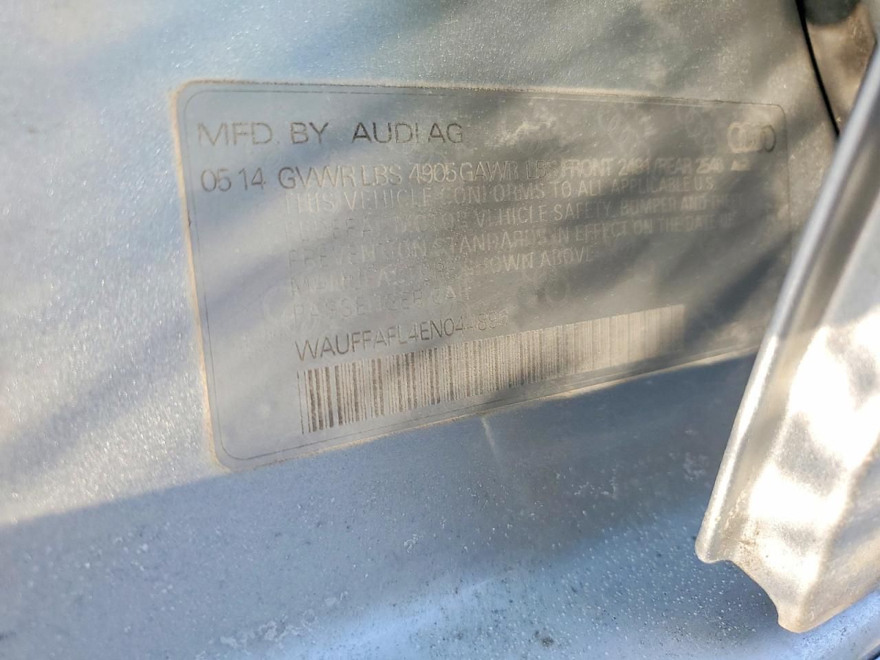 2014 Audi A4 Premium Plus