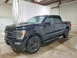 Salvage trucks for sale at Leroy, NY auction: 2022 Ford F150 Supercrew