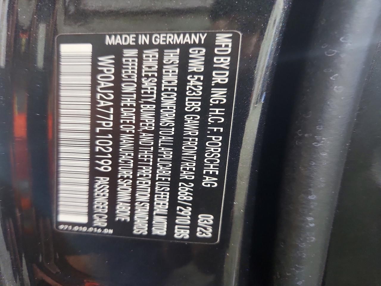 2023 Porsche Panamera Base