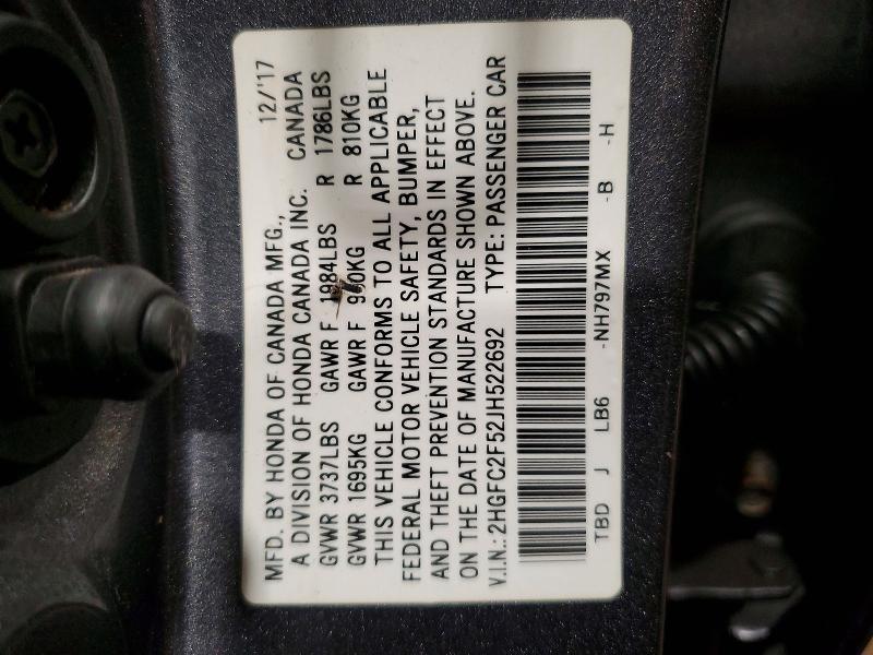 2018 Honda Civic lx