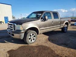 Salvage trucks for sale at Tucson, AZ auction: 2005 Ford F250 Super Duty