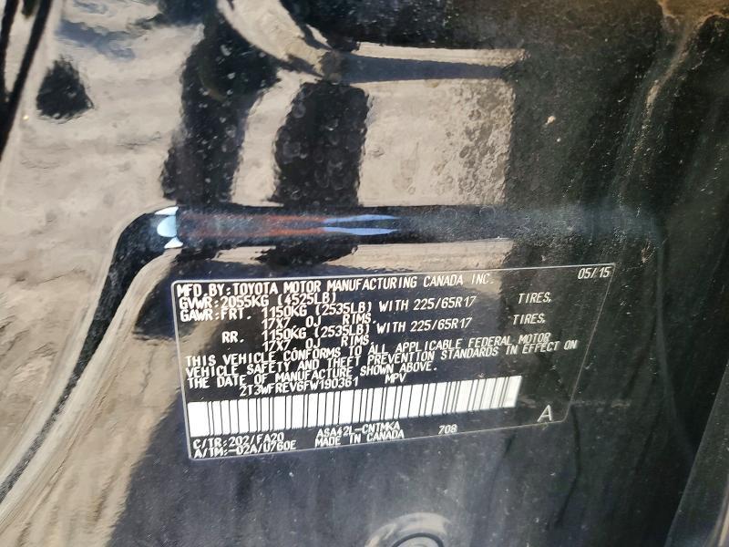 2015 Toyota Rav4 xle
