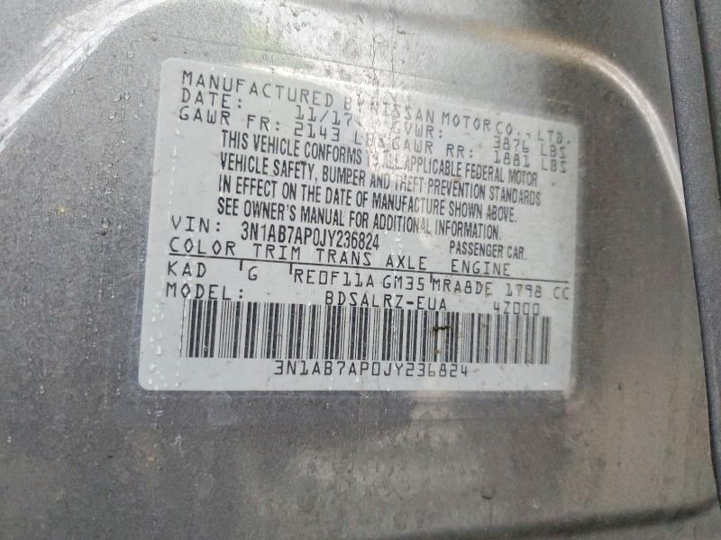 2018 Niss Sentra sr