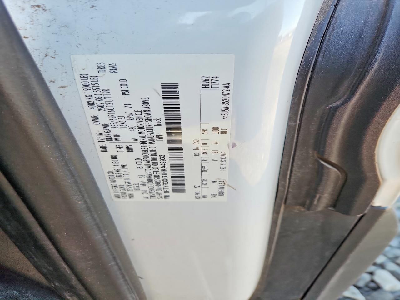 2017 Ford Transit T-250